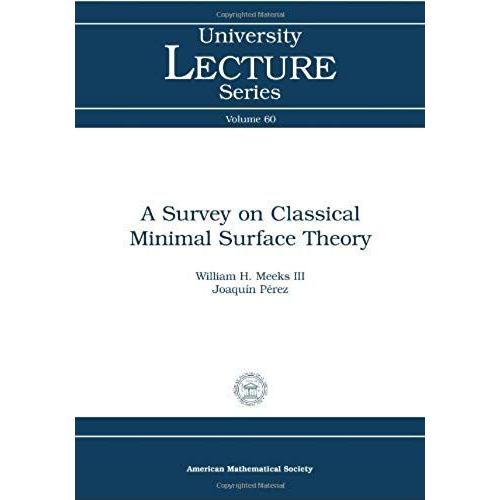 A Survey On Classical Minimal Surface Theory