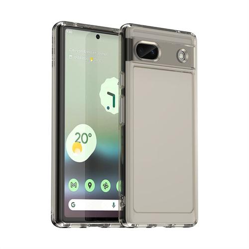 For Google Pixel 6a Case Luxury Transparent Tpu Candy Color Phone Cover Shockproof Silicone Back Case Google Pixel 6a 7a 7 8 Pro