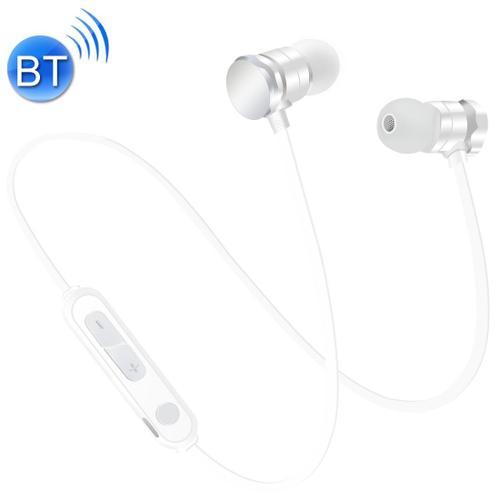 Écouteurs Bluetooth 5.0 Intra-Auriculaires Micro HD Téléphones Argent YONIS