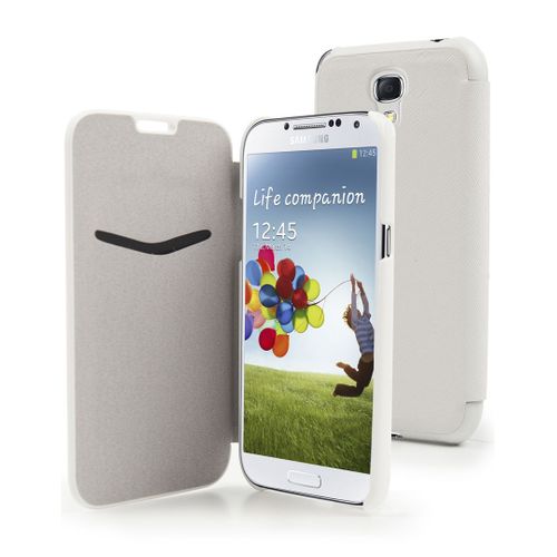 Muvit - Étui Pour Téléphone Portable - Blanc - Pour Samsung Galaxy S4