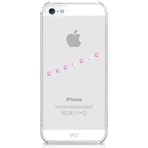 Coque White Diamonds Avec Des Cristaux Swarovski Rose Iphone 5