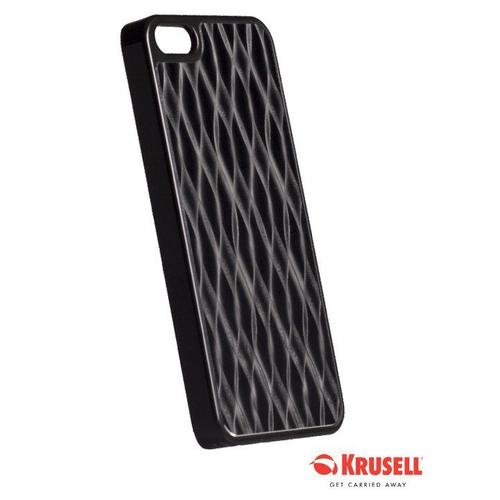 Coque Arrière Krusell Alucover Noir Iphone 5 Aluminium Black Wave