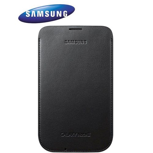 Samsung Efc-1j9l - Housse Pour Téléphone Portable - Cuir - Bleu Marine - Pour Galaxy Note Ii