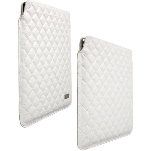 Housse Luxe Krusell Avenyn Pouch En Cuir Synthétique Blanc Ipad 2 Et 3