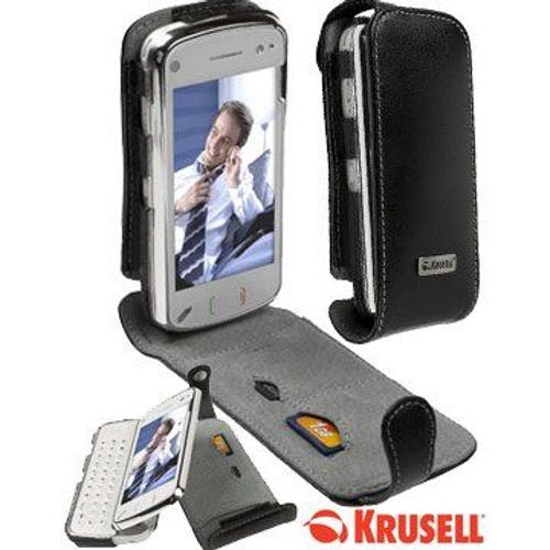 Krusell Orbit Flex - Étui Pour Téléphone Portable - Noir/Gris - Pour Nokia N97 Mini
