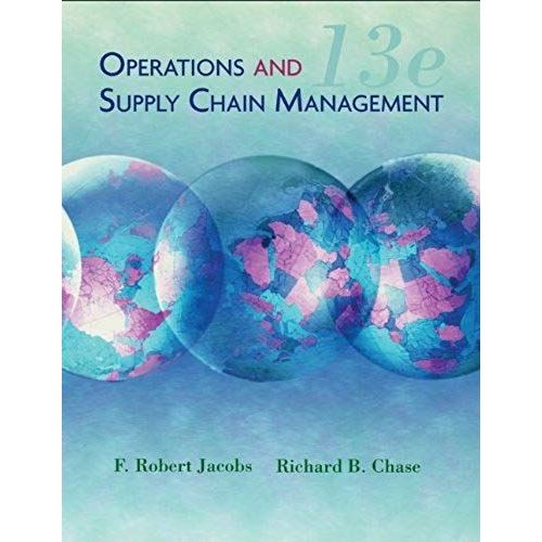 Operations And Supply Chain Management