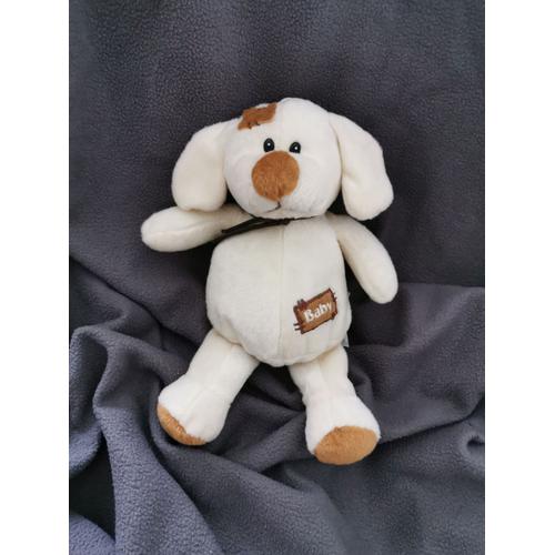 Doudou Chien Marron Ecru Rapiecement Baby Paul Gmbh