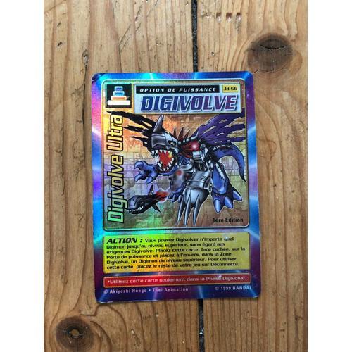 Carte Digimon Digivolve Ultra Française Série 3 2000 Bandai