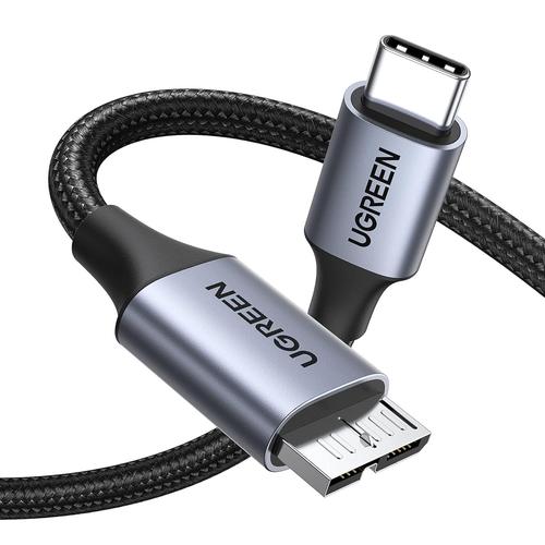 noir Cable USB C vers Micro USB 3.0 Cable Type C Compatible avec USB 3.0 Bo tier Disque Dur Externe (0.5M), Ordinateur