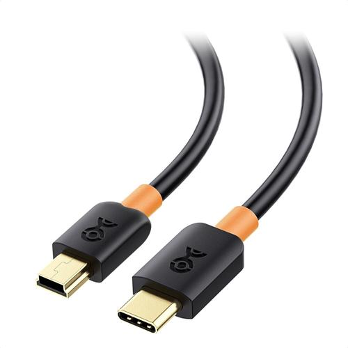 noir Cable USB C vers Mini USB (cable mini USB vers USB C) 2m en noir