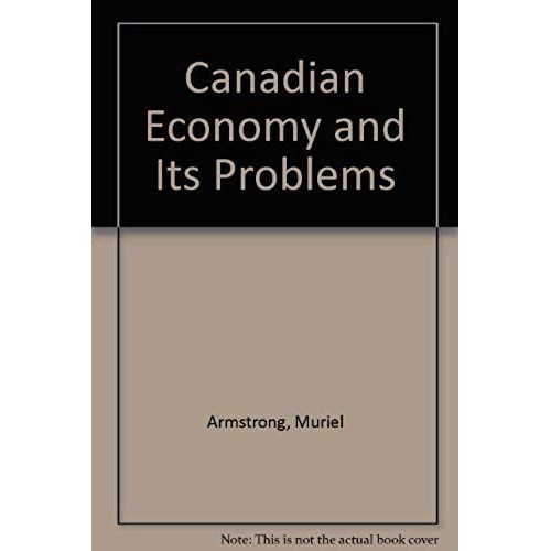 Canadian Economy And Its Problems