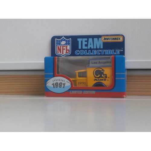 Voiturette Matchbox Des Los Angeles Rams "1991" Nfl-Matchbox