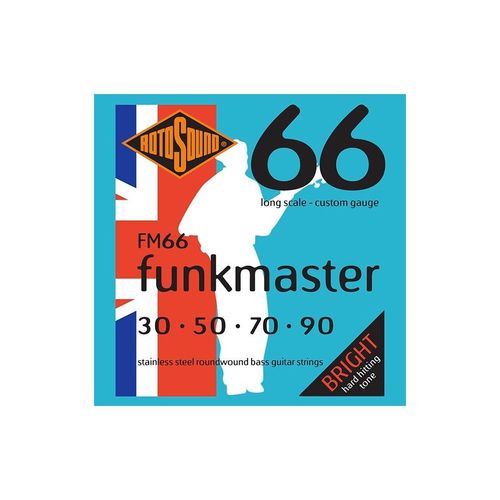 Rotosound Fm66 Funkmaster - Jeu De Cordes Basse - 30-90