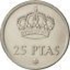 Piece De 25 Ptas De 1975