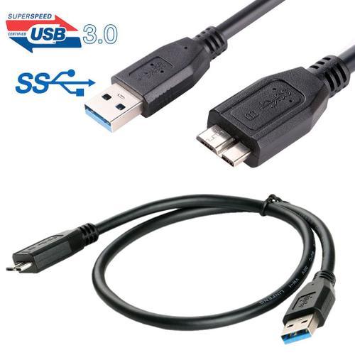 Haute vitesse Micro USB 3.0 vers câble Câble Disque dur externe Disque dur  0.3-5M