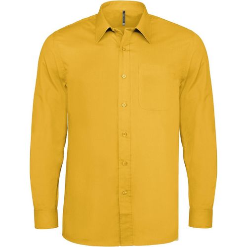 Chemise Popeline Manches Longues - K545 - Jaune - Homme