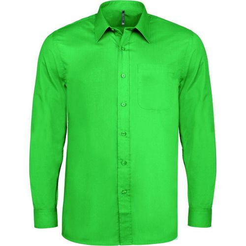 Chemise Popeline Manches Longues - K545 - Vert Kelly - Homme