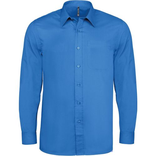 Chemise Popeline Manches Longues - K545 - Bleu Roi - Homme