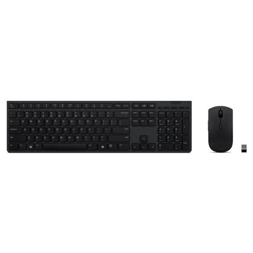 Lenovo 4X31K03951 clavier Souris incluse RF sans fil + Bluetooth Italien Noir