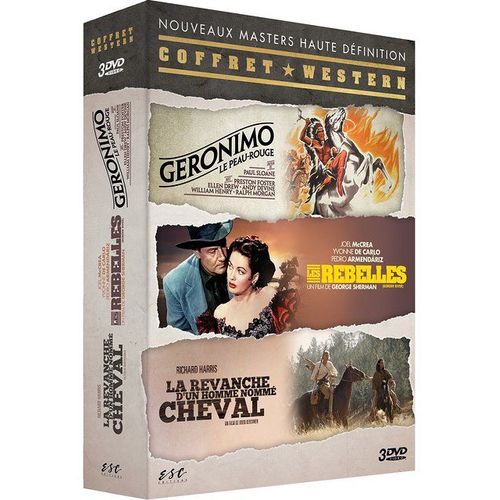 Westerns De Légende : Geronimo Le Peau-Rouge + Les Rebelles + La Revanche D'un Homme Nommé Cheval - Pack