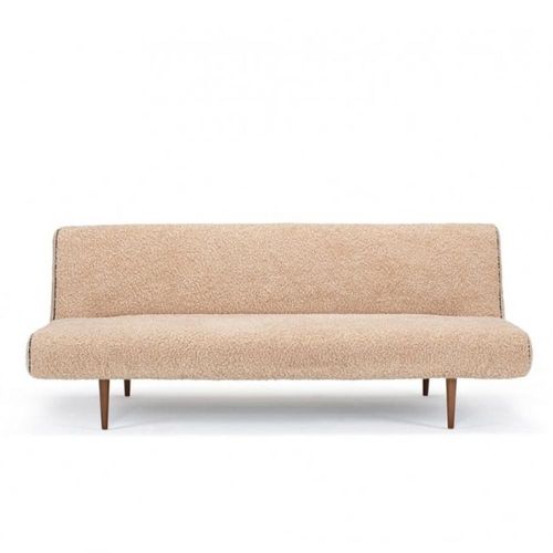 Canape Lit Unfurl Special Teddy Beige Couchage 120 Cm