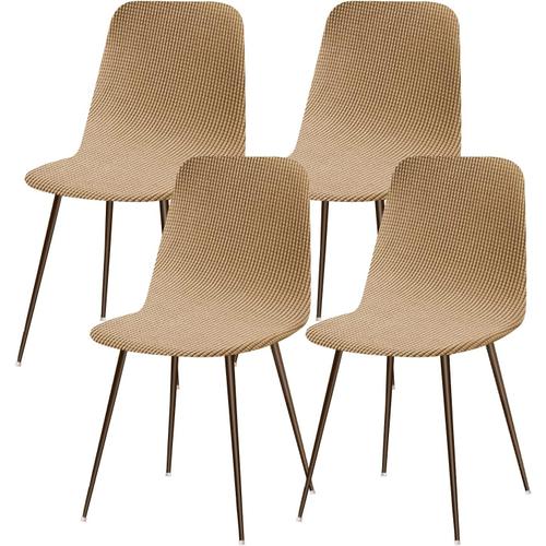 Jacquard#Chameau Lydevo Housse De Chaise Scandinave Extensible Lot De 4 Moderne Housse De Chaise De Salle À Manger Lavable Universel