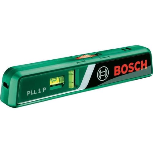 PLL 1 P PLL 1 P Niveau laser à bulle PLL 1 P de Bosch avec support mural (ligne laser pour un alignement flexible sur les murs et