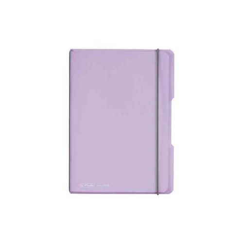 Herlitz Carnet De Notes My.Book Flex Pastel A5 40 Feuilles Quadrillé Pp Lilas Transparent