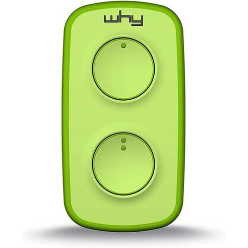 Noir,Vert mini télécommande portail universel rolling code acid vert vert, télécommande multifréquence ouvre-porte 4 touches