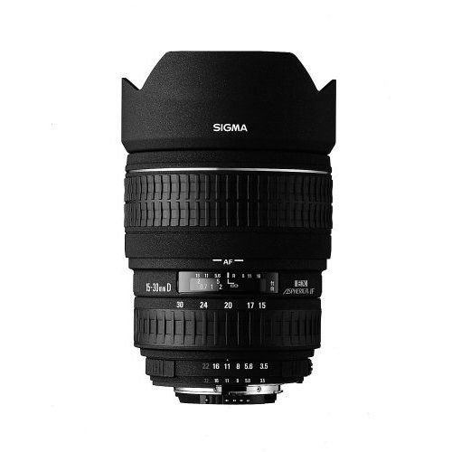 Objectif Sigma EX - Fonction Grand angle - 15 mm - 30 mm - f/3.5-4.5 DG DF - Nikon F