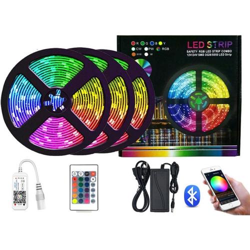 Multicolore Ruban Led, Bande Led 5050 Rgb Leds Bande Lumineuse Flexible Multicolore, Pour Fête Décor Pour La Maison Chambre