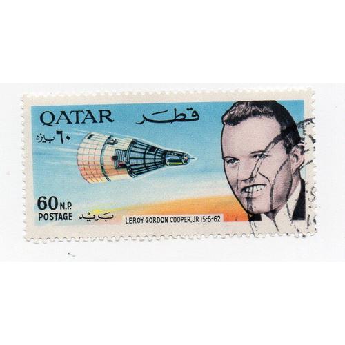 Qatar- 1 Timbre Oblitéré- Astronaute