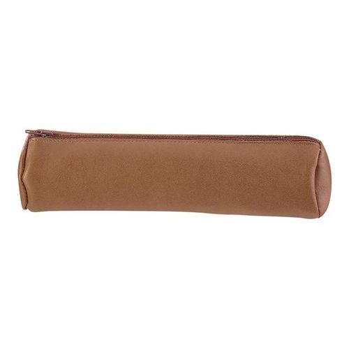 Elba Rond - Trousse - Cuir - Caramel