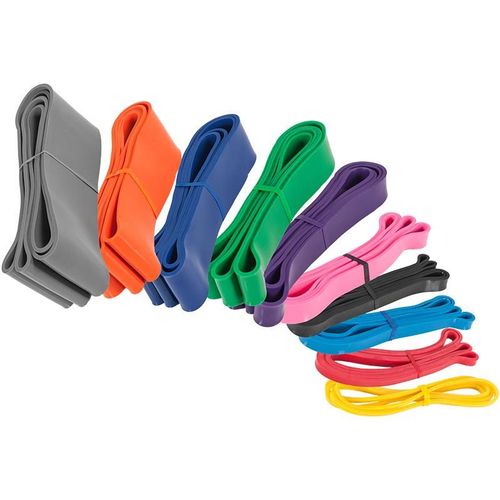 Gorilla Sports - Bande De Résistance Élastique Pour Renforcer Vos Muscles - 10 Résistance Différentes Disponible - Résistance : Lot De 10