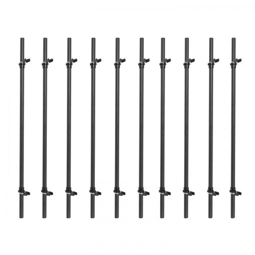 Gorilla Sports - Lot De 10 Barres D'aérobic Légères De 130 Cm - 30 Mm De Diamètre
