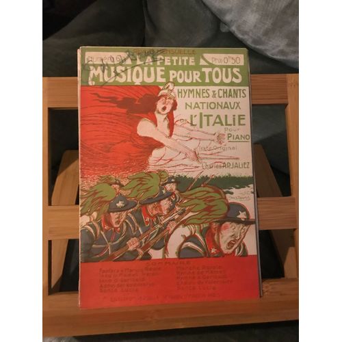 Hymnes Chants Nationaux Italie Partition Chant Piano Petite Musique Pour Tous N°6