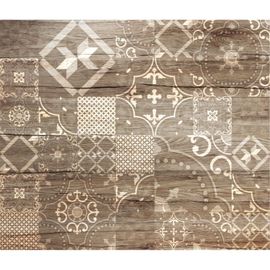 Crédence Adhésive En Alu Imitation Bois - L. 70 X L. 40 Cm - Marron