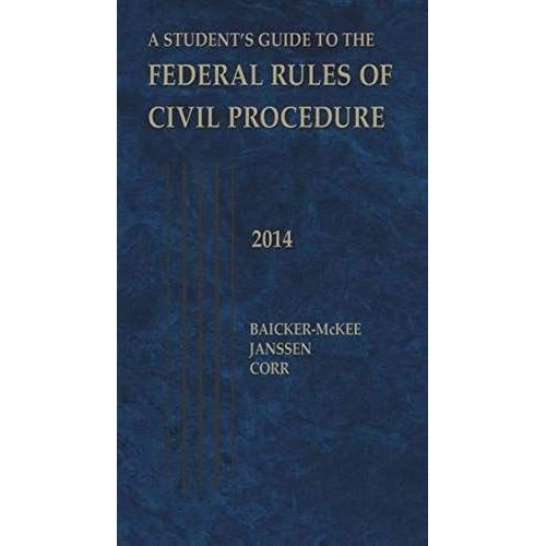 Federal Rules Of Civil Procedure 2014 (Selected Statutes)