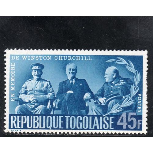 Timbre-Poste Du Togo (Mort De Sir Winston Churchill)