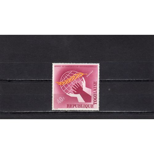 Timbre-Poste Du Togo (Année De La Coopération Internationale)
