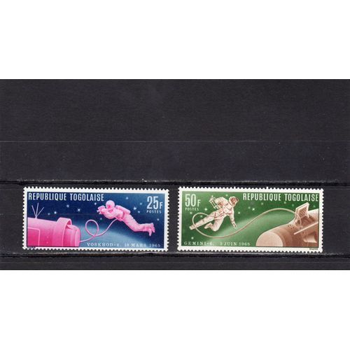 Timbres-Poste Du Togo (Sorties De LHomme Dans LEspace)