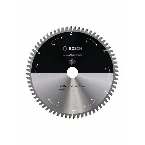Bosch Lame de scie circulaire Standard for Aluminium pour scies sans fil 250x2.4/1.8x30, T68 - 2608837778