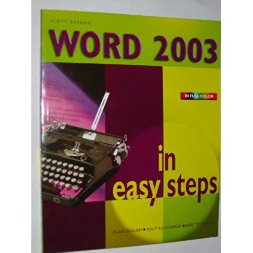 Word 2003 In Easy Steps