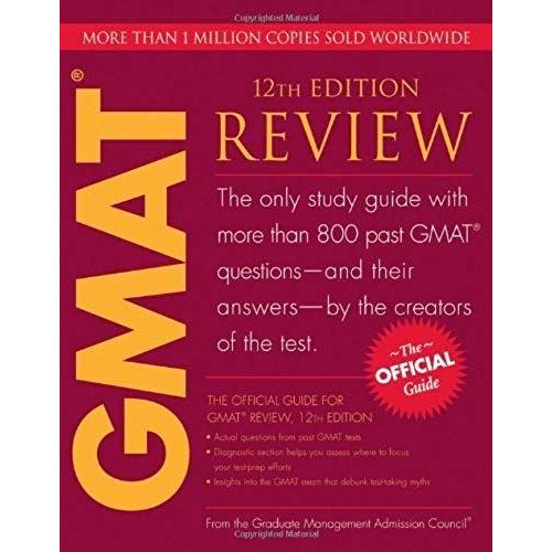 The Official Guide For Gmat Review, 12th (Twelve) Edition (Official Guide For The Gmat Review)