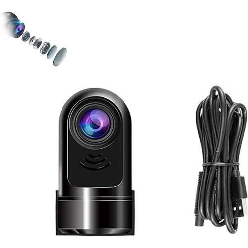 Standard Version 2024 New 1080P HD 360° Rotating Mini ADAS Dashcam, New Mini Front Dash Camera for Cars, Smart Dash Cam 360°, Car