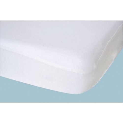 Domiva Drap-Housse Impermeable - Blanc - 60x120 Cm - Doux Nid