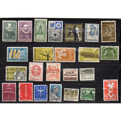 Pays-Bas- Lot De 27 Timbres Oblitérés Divers