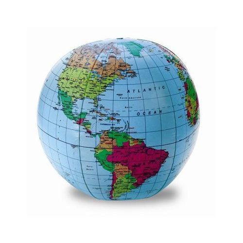 Learning Resources - Globe Terrestre (Ballon Gonflable) - Kit Et Activités - Langue: Anglais