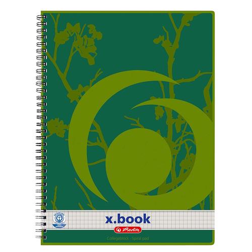 Herlitz Recycling Bloc College X.Book, A4, 80 Feuilles,