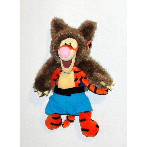 Tigrou Deguisé En Loup Peluche Doudou Tigrou Loup Garou 27 Cm